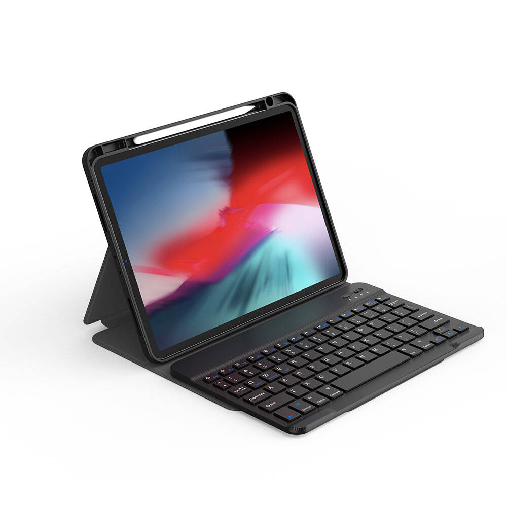 Wiwu Protective iPad Pro 13 2024 Gizli Kalem Bölmeli Klavyeli Kılıf Wiwu Protective iPad Pro 13 2024 Gizli Kalem Bölmeli Klavyeli Kılıf